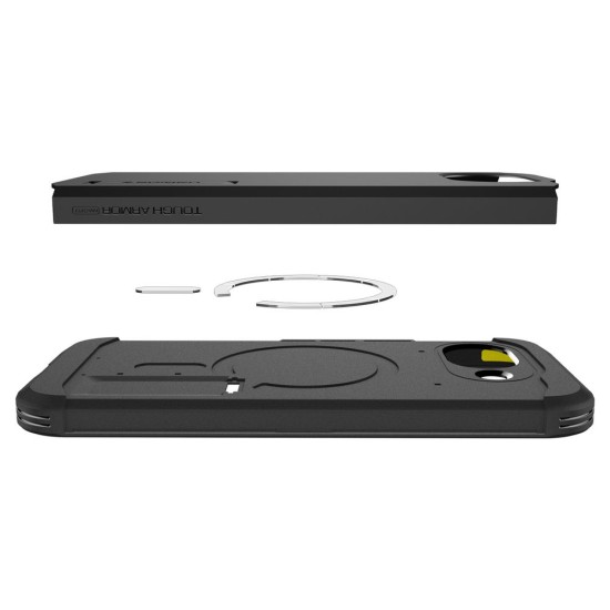 Husă Spigen Tough Armor MagSafe pentru Google Pixel 10a, Black (Pixel 10a, ACS11280) by www.silkase.ro