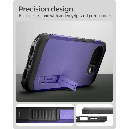 Husa Spigen Tough Armor MagSafe pentru Google Pixel 10a, Ash Violet (Pixel 10a, ACS11281) by www.silkase.ro