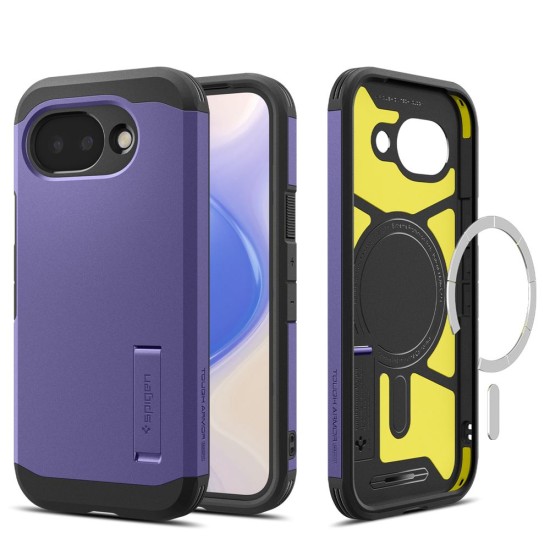 Husa Spigen Tough Armor MagSafe pentru Google Pixel 10a, Ash Violet (Pixel 10a, ACS11281) by www.silkase.ro