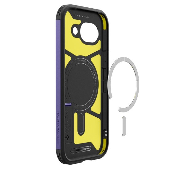 Husa Spigen Tough Armor MagSafe pentru Google Pixel 10a, Ash Violet (Pixel 10a, ACS11281) by www.silkase.ro
