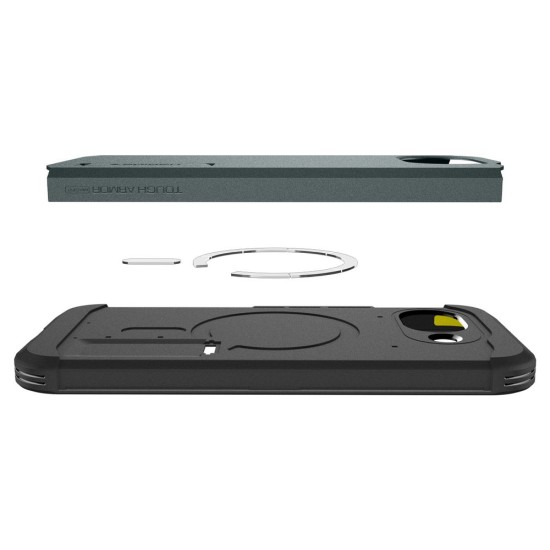 Husa Spigen Tough Armor MagSafe pentru Google Pixel 10a, Abyss Green (Pixel 10a, ACS11282) by www.silkase.ro