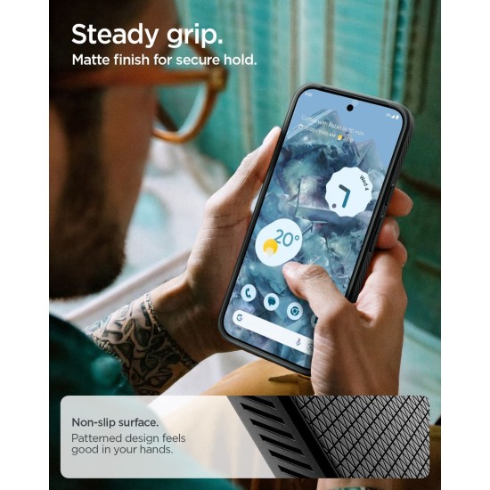Husă Spigen Liquid Air pentru Google Pixel 10a, Matte Black (Pixel 10a, ACS11285) by www.silkase.ro
