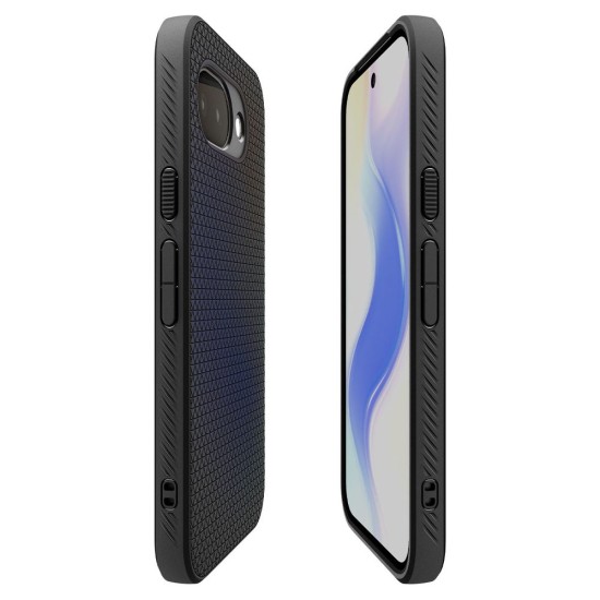 Husă Spigen Liquid Air pentru Google Pixel 10a, Matte Black (Pixel 10a, ACS11285) by www.silkase.ro