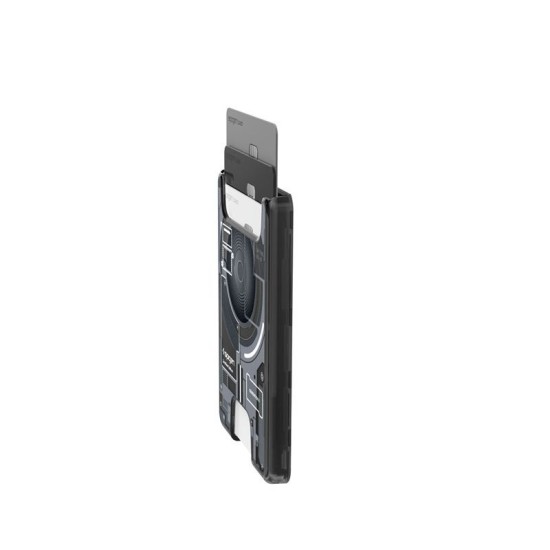 Husa Spigen Ultra Hybrid Wallet MagSafe, Zero One Black, Design Tech cu Portcard Husa Spigen Ultra Hybrid Wallet MagSafe, Zero One Black, Design Tech cu Portcard (iPhone 17e, AFA11304) by www.silkase.ro