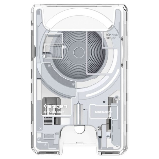 Husa Spigen Ultra Hybrid Wallet MagSafe, Zero One White (Pixel 10 Pro Fold, AFA11305) by www.silkase.ro