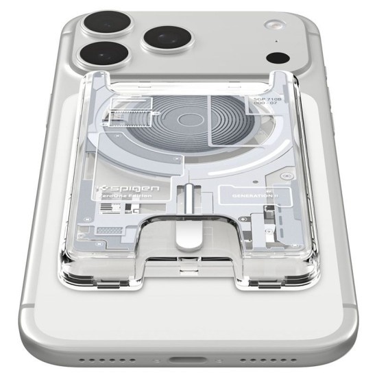 Husa Spigen Ultra Hybrid Wallet MagSafe, Zero One White (Pixel 10 Pro Fold, AFA11305) by www.silkase.ro