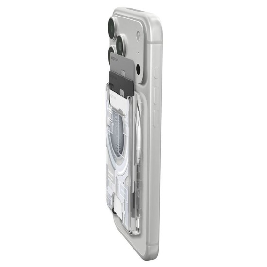 Husa Spigen Ultra Hybrid Wallet MagSafe, Zero One White (Pixel 10 Pro Fold, AFA11305) by www.silkase.ro
