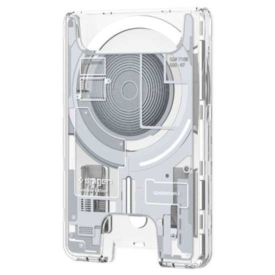 Husa Spigen Ultra Hybrid Wallet MagSafe, Zero One White (Pixel 10 Pro Fold, AFA11305) by www.silkase.ro
