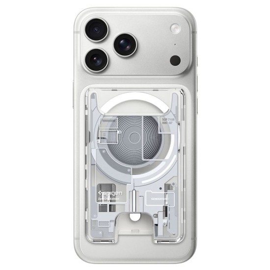 Husa Spigen Ultra Hybrid Wallet MagSafe, Zero One White (Pixel 10 Pro Fold, AFA11305) by www.silkase.ro
