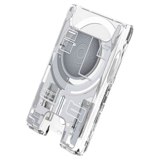 Husa Spigen Ultra Hybrid Wallet MagSafe, Zero One White (Pixel 10 Pro Fold, AFA11305) by www.silkase.ro