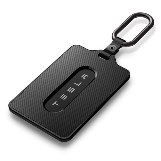 Suport Card Cheie Tesla Spigen, Negru - Protecție Premium (Accesorii auto, ACP11310) by www.silkase.ro