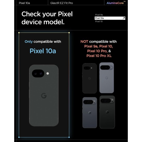 Set 2 Folii Sticla Spigen Glass tR EZ Fit Pro pentru Google Pixel 10a, Transparenta (Pixel 10a, AGL11364) by www.silkase.ro