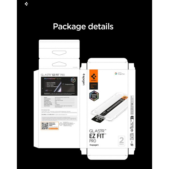 Set 2 Folii Sticla Spigen Glass tR EZ Fit Pro pentru Google Pixel 10a, Transparenta (Pixel 10a, AGL11364) by www.silkase.ro