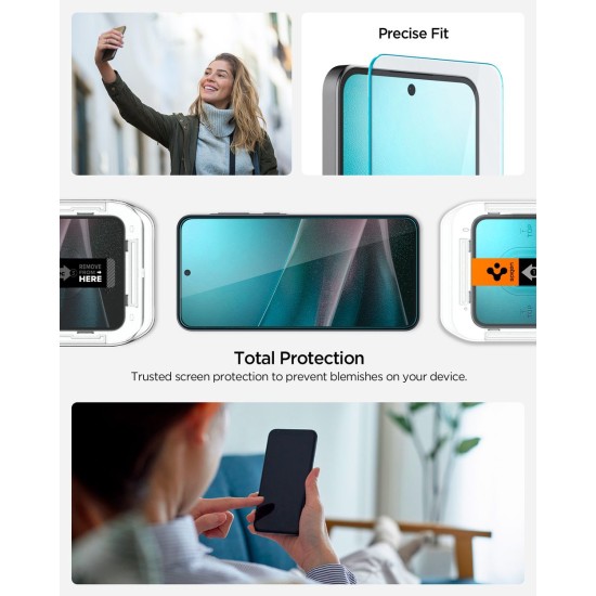 Folie de Sticla Spigen Glass tR EZ Fit HD pentru Samsung Galaxy A37 5G / A36 5G, 1 Bucata (A37, AGL11365) by www.silkase.ro