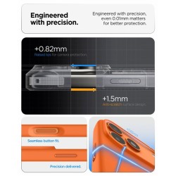 Husa Spigen Silicone Fit MagSafe pentru iPhone 17 Pro Max, Cosmic Orange
