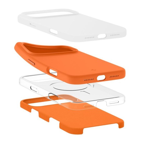 Husa Spigen Silicone Fit MagSafe pentru iPhone 17 Pro Max, Cosmic Orange (iPhone 17 Pro Max, ACS11378) by www.silkase.ro