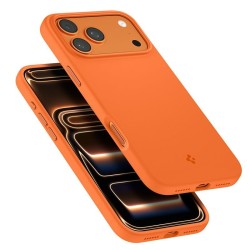 Husă Spigen Silicone Fit MagSafe pentru iPhone 17 Pro, Cosmic Orange