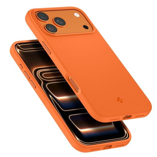 Husă Spigen Silicone Fit MagSafe pentru iPhone 17 Pro, Cosmic Orange (iPhone 17 Pro, ACS11379) by www.silkase.ro