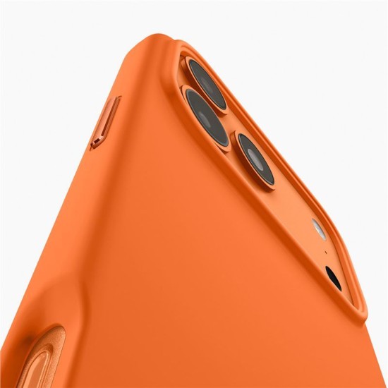 Husă Spigen Silicone Fit MagSafe pentru iPhone 17 Pro, Cosmic Orange (iPhone 17 Pro, ACS11379) by www.silkase.ro