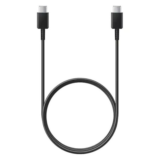Cablu de Date Original Samsung (EP-DA705BBE) USB-C la USB-C, 3A, 1m, Negru (Bakr, EP-DA705BBEGWW) by www.silkase.ro