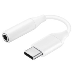 Adaptor Audio Original Samsung EE-UC10JUWE, USB-C la Jack 3.5mm, Alb