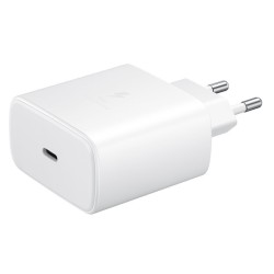 Încărcător de Rețea Samsung EP-TA845XWE 45W, USB-C, Super Fast Charging, Cablu USB-C inclus, Alb Încărcător de Rețea Samsung EP-TA845XWE 45W, USB-C, Super Fast Charging, Cablu USB-C inclus, Alb