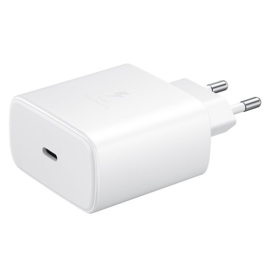 Încărcător de Rețea Samsung EP-TA845XWE 45W, USB-C, Super Fast Charging, Cablu USB-C inclus, Alb Încărcător de Rețea Samsung EP-TA845XWE 45W, USB-C, Super Fast Charging, Cablu USB-C inclus, Alb (Încărcătoare Rețea, EP-TA845XWEGWW) by www.silkase.ro