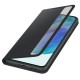 Husă Originală Samsung Clear View Case pentru Galaxy S21 FE, Dark Gray (Bakr, EF-ZG990CBEGEW) by www.silkase.ro