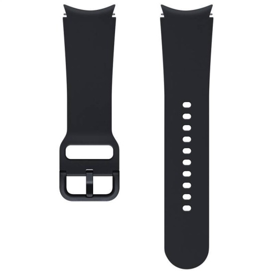 Curea Sport Samsung Galaxy Watch 4 40mm, ET-SFR86SBE, Silicon, Black (Bakr, ET-SFR86SBEGEU) by www.silkase.ro