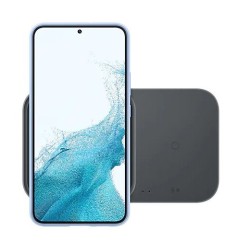 Încărcător Wireless Samsung DUO Pad EP-P5400TBE, Negru, cu Adaptor Inclus Încărcător Wireless Samsung DUO Pad EP-P5400TBE, Negru, cu Adaptor Inclus