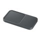 Încărcător Wireless Samsung DUO Pad EP-P5400TBE, Negru, cu Adaptor Inclus (Bakr, EP-P5400TBEGEU) by www.silkase.ro