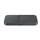 Încărcător Wireless Samsung DUO Pad EP-P5400TBE, Negru, cu Adaptor Inclus (Bakr, EP-P5400TBEGEU) by www.silkase.ro