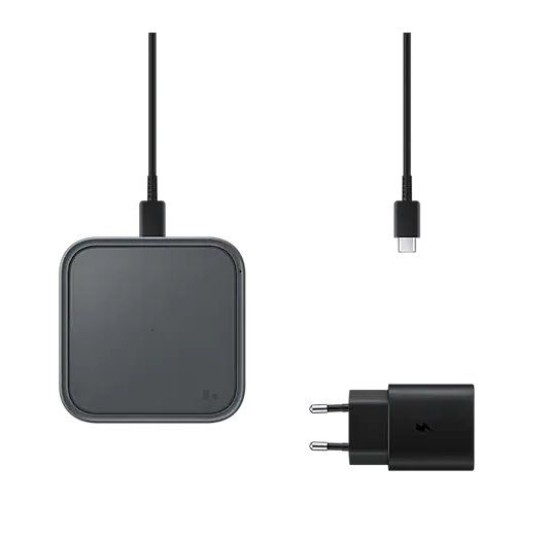 Încărcător Wireless Samsung Pad EP-P2400TBE, 15W, Negru, cu Adaptor inclus (Încărcătoare Rețea, EP-P2400TBEGEU) by www.silkase.ro
