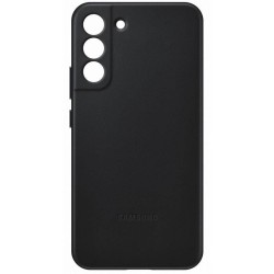 Husa Originala Samsung Leather Cover pentru Galaxy S22+, Neagra
