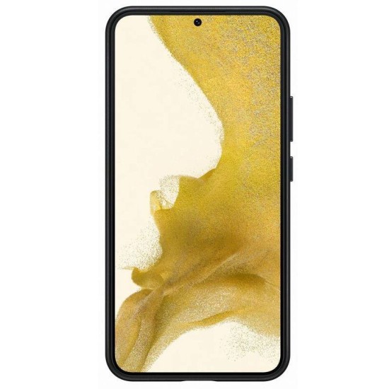 Husa Originala Samsung Leather Cover pentru Galaxy S22+, Neagra (Bakr, EF-VS906LBEGWW) by www.silkase.ro