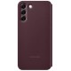 Husa Originala Samsung Clear View Case pentru Galaxy S22+, Vișiniu (Burgundy) (Bakr, EF-ZS906CEEGWW) by www.silkase.ro