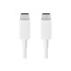 Cablu de Date Original Samsung (EP-DX510JWE) USB-C la USB-C, 5A, 1.8m, Alb (Bakr, EP-DX510JWEGEU) by www.silkase.ro