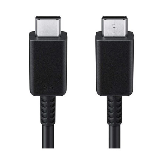 Cablu de Date Original Samsung (EP-DX510JBE) USB-C la USB-C, 5A, 1.8m, Negru Cablu de Date Original Samsung (EP-DX510JBE) USB-C la USB-C, 5A, 1.8m, Negru (Bakr, EP-DX510JBEGEU) by www.silkase.ro