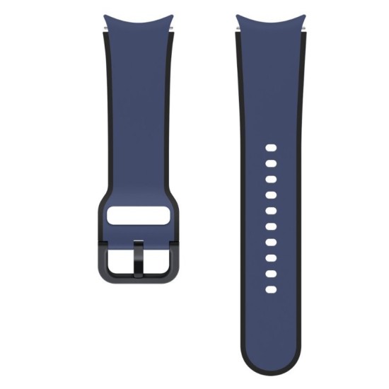 Curea Sport Samsung Galaxy Watch 4 / 5 / 5 Pro, Two-tone 20mm S/M, Navy Curea Sport Samsung Galaxy Watch 4 / 5 / 5 Pro, Two-tone 20mm S/M, Navy (Bakr, ET-STR90SNEGEU) by www.silkase.ro