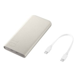 Baterie Externă Samsung FastCharge 10000mAh, 25W, 2x USB-C, Bej (EB-P3400XUE)