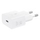 Pachet Încărcător Rețea Samsung (EP-T2510XWE) 25W + Cablu USB-C, Alb (Bakr, EP-T2510XWEGEU) by www.silkase.ro