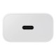 Pachet Încărcător Rețea Samsung (EP-T2510XWE) 25W + Cablu USB-C, Alb (Bakr, EP-T2510XWEGEU) by www.silkase.ro
