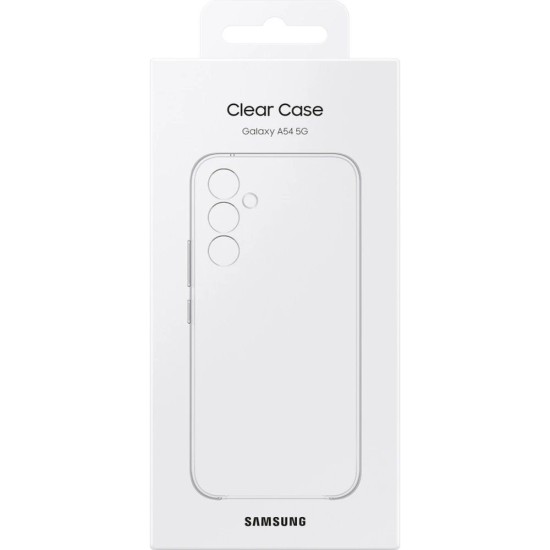Husa Originala Samsung Clear Cover pentru Galaxy A54 5G, Transparenta (Bakr, EF-QA546CTEGWW) by www.silkase.ro