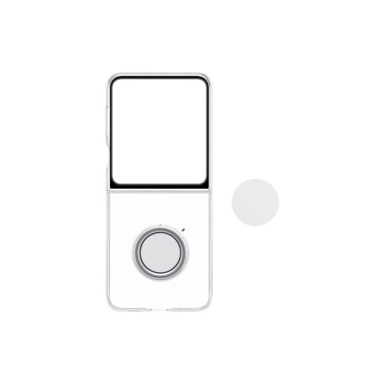 Husă Originală Samsung Clear Gadget Cover pentru Galaxy Z Flip 5, Transparentă (EF-XF731CTE) (Bakr, EF-XF731CTEGWW) by www.silkase.ro