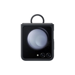 Husă Originală Samsung Silicone Cover with Ring pentru Galaxy Z Flip 5, Indigo