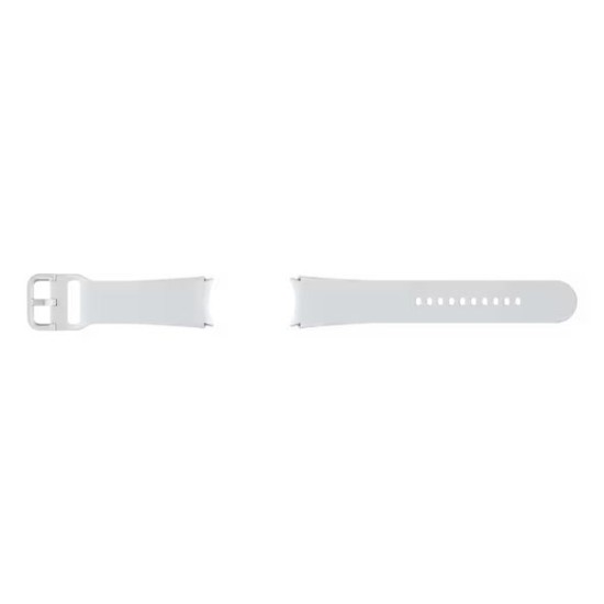 Curea Originală Samsung Sport Band pentru Galaxy Watch 6 / 6 Classic, M/L, Argintie (Bakr, ET-SFR94LSEGWW) by www.silkase.ro