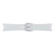 Curea Originală Samsung Sport Band pentru Galaxy Watch 6 / 6 Classic, M/L, Argintie (Bakr, ET-SFR94LSEGWW) by www.silkase.ro