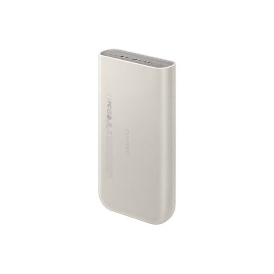 Baterie Externă Samsung EB-P4520XUE, 3x USB-C, 45W, 20000mAh, Beige Baterie Externă Samsung EB-P4520XUE, 3x USB-C, 45W, 20000mAh, Beige (Bakr, EB-P4520XUEGEU) by www.silkase.ro