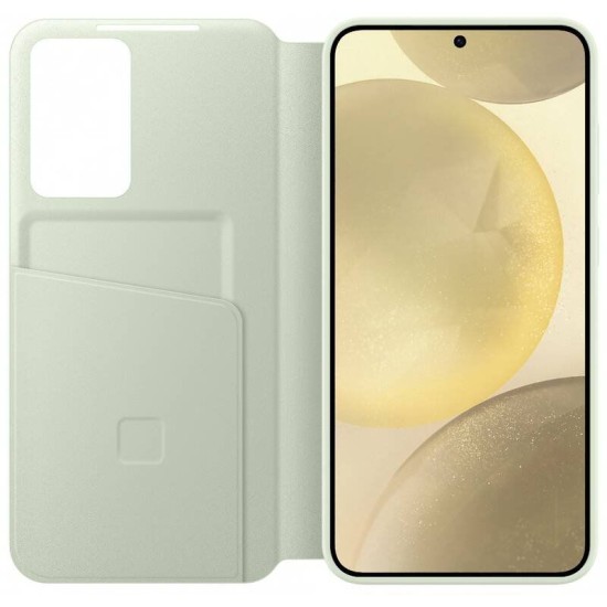 Husa Originala Samsung Smart View Case pentru Galaxy S24+, Verde Deschis Husa Originala Samsung Smart View Case pentru Galaxy S24+, Verde Deschis (Bakr, EF-ZS926CGEGWW) by www.silkase.ro
