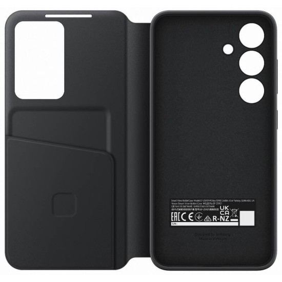 Husa Originala Samsung Smart View Case pentru Galaxy S24, Neagra Husa Originala Samsung Smart View Case pentru Galaxy S24, Neagra (Bakr, EF-ZS921CBEGWW) by www.silkase.ro